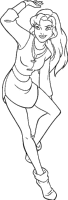 A coloring page of quest for camelot